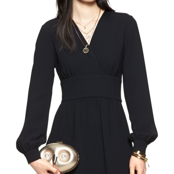 🆕﻿Kate Spade Tie Waist Dress, NWT✨Size 14, black - Picture 2 of 14